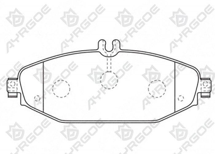 AYRGOE 008 420 28 20-03 Тормозные колодки Передний MB W213 W205