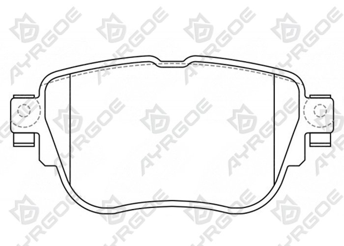 AYRGOE A 000 420 92 03-03 Pastillas de freno Trasero MB W213 A238