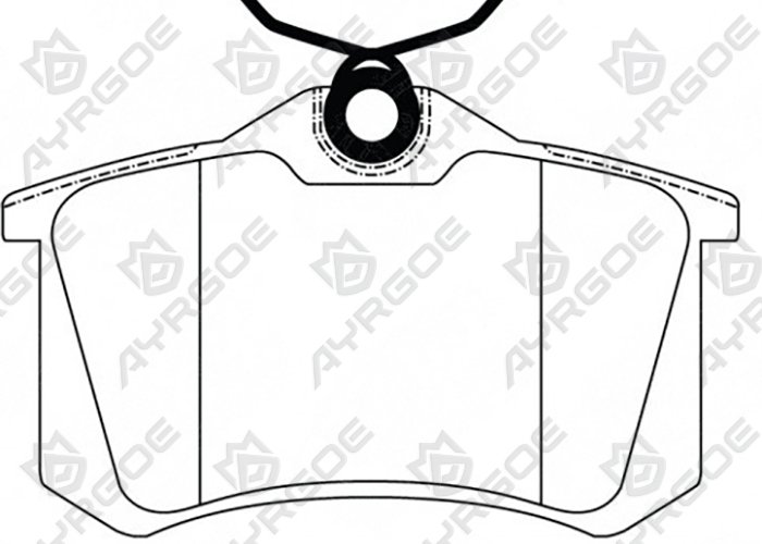 AYRGOE D1083-03 Pastillas de freno Trasero Audi A4 B6 B7 00-08/A6 C4 C5 94-05/A8 D2 94-10/TT 98-06/VW Golf III IV V VI VII 89-/Passat B3 B4 B5 88-05/Polo III IV V VI 95-/ Renaut Megane III IV 08-/Skoda Fabia 99-