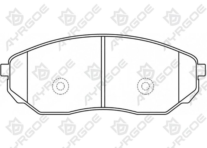 AYRGOE D11130M-03 Тормозные колодки Передний Kia Sorento JC BL 02-09