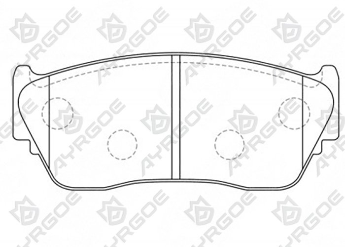 AYRGOE D1133-03 Тормозные колодки Передний Nissan Sunny N14 90-95