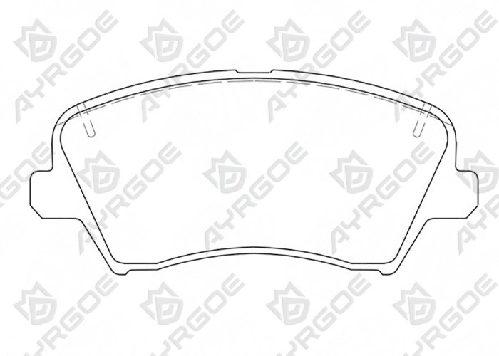 AYRGOE D11379MH-03 Тормозные колодки Передний Hyundai i30 PG 16-/Kia Ceed 18-