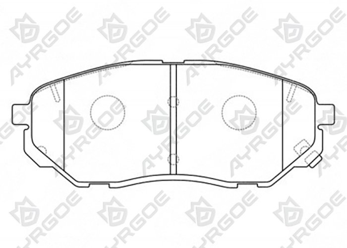 AYRGOE D11388MH-03 Тормозные колодки Передний Hyundai Santa Fe TM 18-25/Sorento UM 14-20