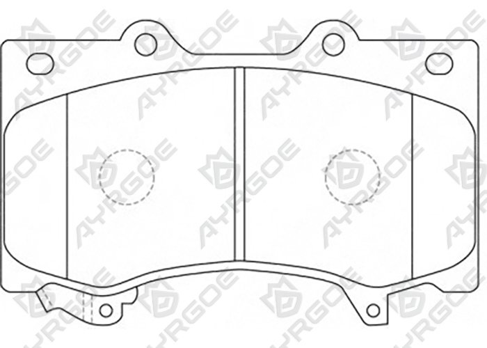 AYRGOE D1318M-03 Тормозные колодки Передний Nissan Patrol Y62 10-19