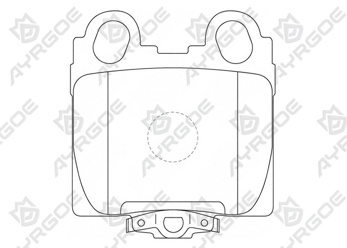 AYRGOE D2173-03 Pastillas de freno Trasero Toyota Aristo JZS160 97-05/Mark II(Chaser,Cresta) X100 92-01/Crown S170 99-07/Lexus GS S160 97-05