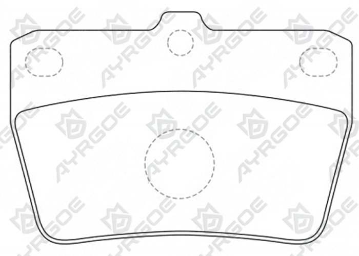 AYRGOE D2188-03 Pastillas de freno Trasero Toyota Rav4 XA20 00-05, XA10 97-00/Chery Tiggo T11 06-13