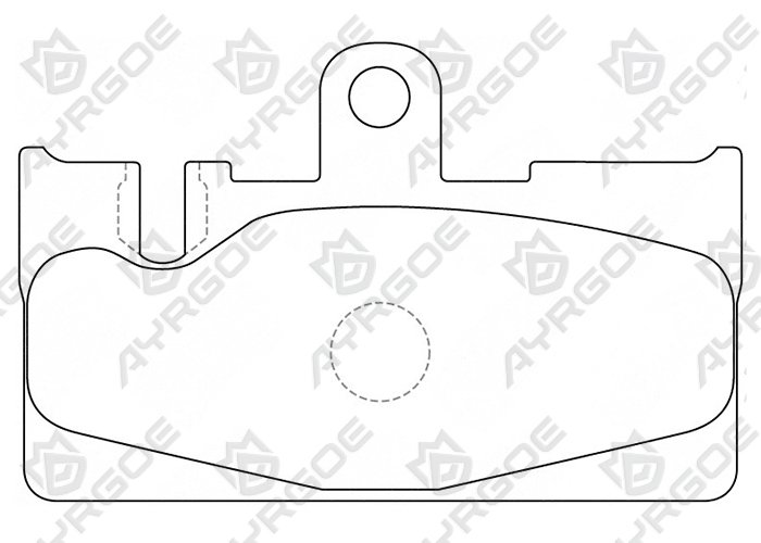 AYRGOE D2213-03 Pastillas de freno Trasero Lexus LS XF30 00-06