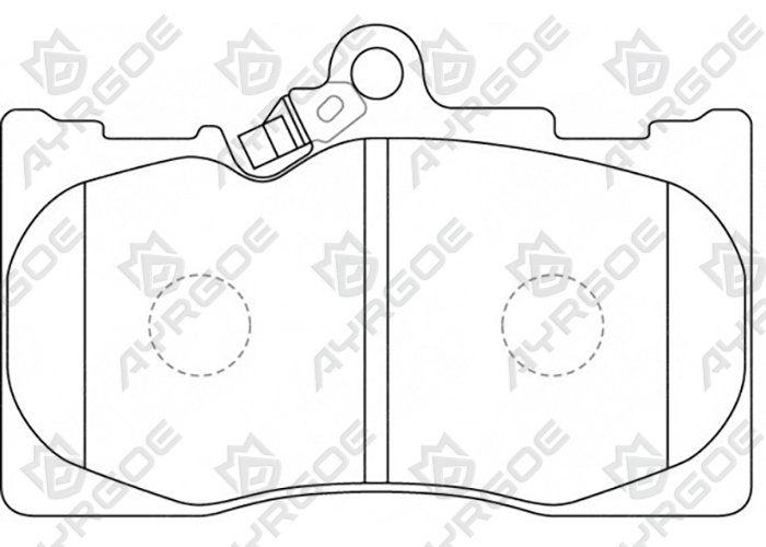 AYRGOE D2212-03 Pastillas de freno Delantero Lexus LS430 UCF30 00-06