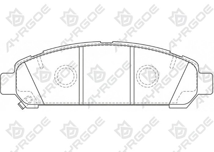 AYRGOE D2334MH-03 Pastillas de freno Delantero Toyota Venza GV10 09-16