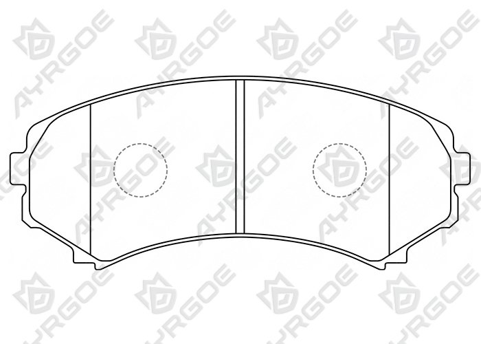 AYRGOE D3088-03 Pastillas de freno Delantero MMC Pajero 99-06/Montero III 00-06