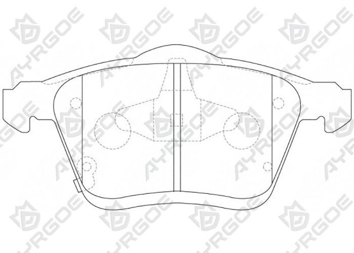 AYRGOE D3138-03 Pastillas de freno Delantero Mazda 6 GG1 02-08 1