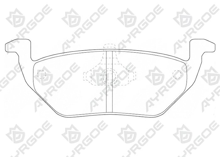 AYRGOE D3151-03 Pastillas de freno Trasero Mazda Tribute 00-12/Ford Escape 03-09/Maverick 00-07