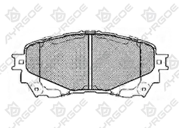 AYRGOE D3159-02-03 Pastillas de freno Delantero Mazda 6 GJ1 GL 12-24/CX4 C1 C3 15-24