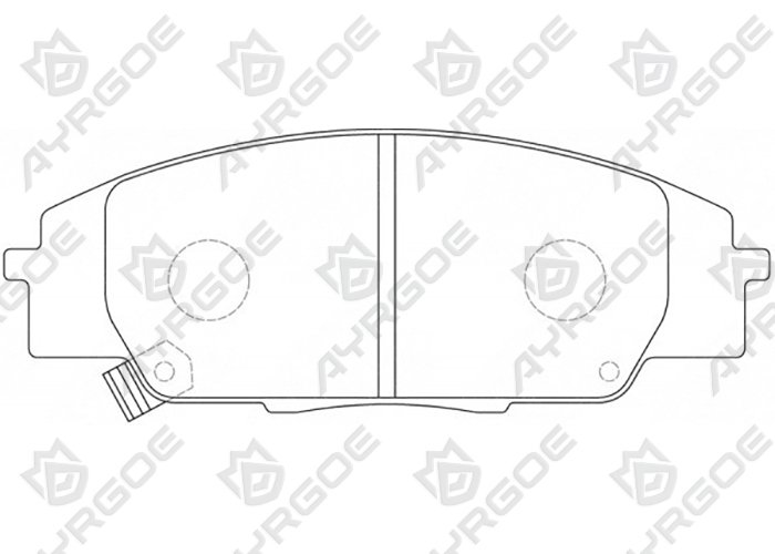 AYRGOE D5094-03 Pastillas de freno Delantero Honda Civic EP 01-05/Accord CF 98-02
