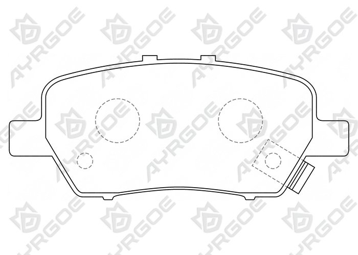 AYRGOE D5137-03 Pastillas de freno Trasero Honda Odyssey RB1 RB2 03-08/Elysion RR1-RR6 04-13/Stepwgn 05-09/Stream 06-15