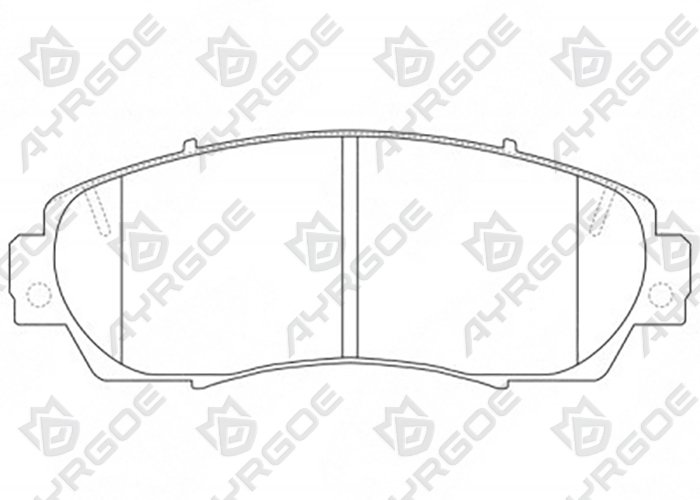 AYRGOE D5153-03 Pastillas de freno Delantero Honda CR-V RE5 07-11/CR-V RW RM 11-21/Odyssey 05-17/Changan CS75 Plus 19-/Tiggo 7 Pro,8 Pro,8 Pro Max 22-/Exceed TXL  VX RX 20-/Jetour T1 T2 23-/Jaecoo J7 J8 23-/HAVAL M6 Plus 21-/Haval F7 18-24
