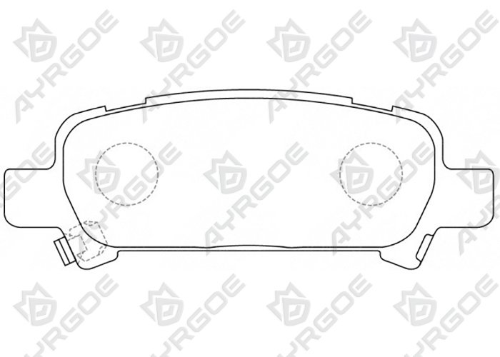 AYRGOE D7042-03 Pastillas de freno Trasero Subaru Impreza 00-08/Legacy 98-09/Outback 00-09/Forester 98-03