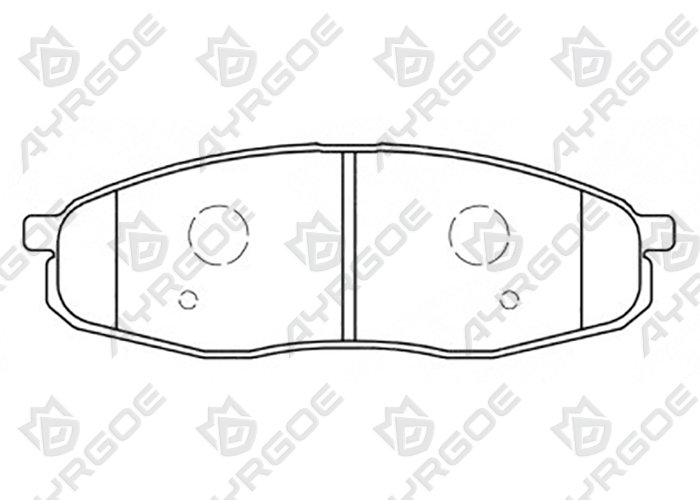 AYRGOE S201056-0200-03 Pastillas de freno Delantero Changan CS55 17-/CS85 19-