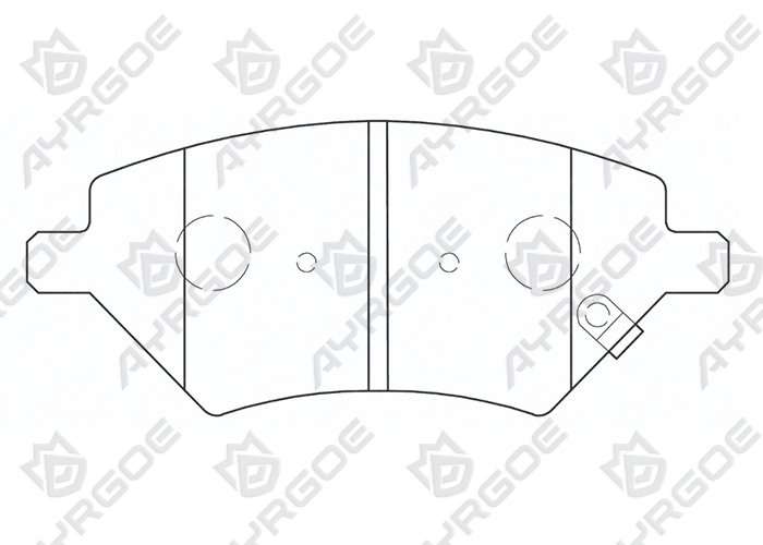 AYRGOE D2294-9530-03 Pastillas de freno Delantero Chery Tiggo 4 19-/Tiggo 8,8Pro 20-/Tiggo 8Pro Max 24-/Jaecoo J7 23-/Tiggo 7 16-20