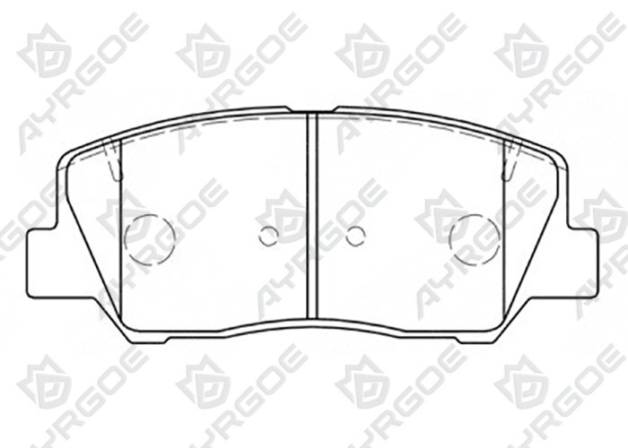 AYRGOE D2126-9362-03 Pastillas de freno Delantero Geely Atlas I, Atlas Pro 18-25/Azkarra 20-25/Emgrand X7 13-25