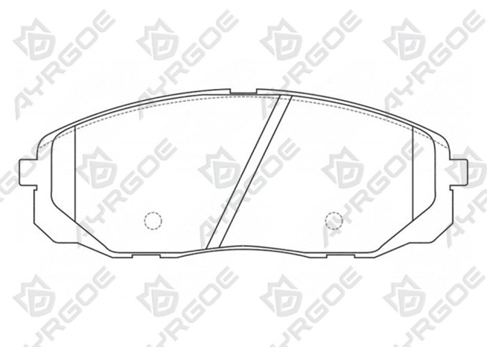 AYRGOE D11469MH-03 Pastillas de freno Delantero Kia Carnival 14-20 1