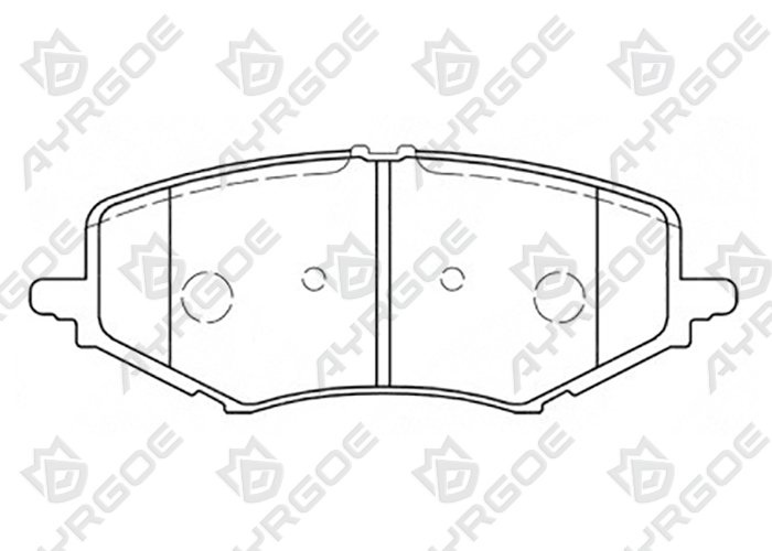 AYRGOE PN52016-03 Pastillas de freno Delantero Chevrolet TrailBlazer 20-