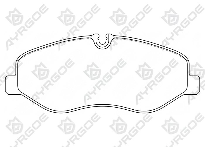 AYRGOE PN0653-03 Pastillas de freno Delantero MB W447 14-24
