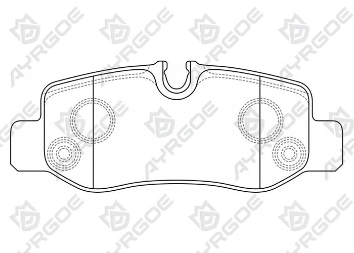 AYRGOE PN0654-03 Brake Pad Rear MB W447 14-24 1