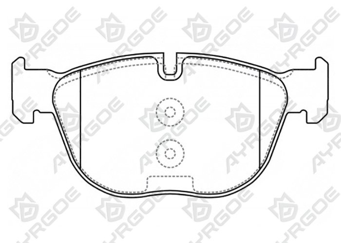 AYRGOE PN0094-03 Pastillas de freno Delantero BMW X5 E70 07-13/BMW X6 E71 08-