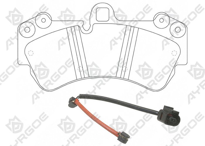 AYRGOE PN0345W-03 Pastillas de freno Delantero Audi Q7 06-14/Porsche Cayenne 02-10/VW Touareg 02-10 5.0