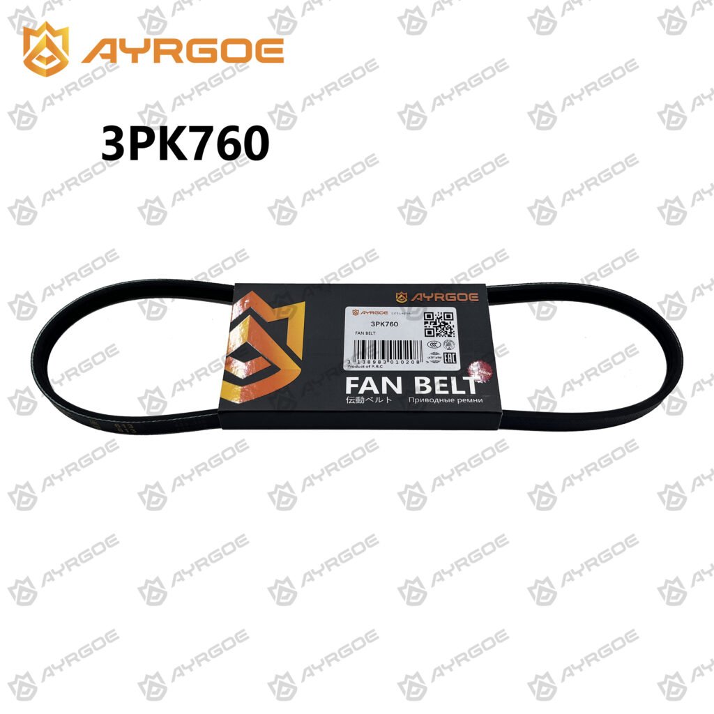 AYRGOE 3PK760-02 Correa del ventilador TOYOTA CALDINA 5S-FE|3S-FE|4S-FE|3S-FSE 2.2L 1997-2001
