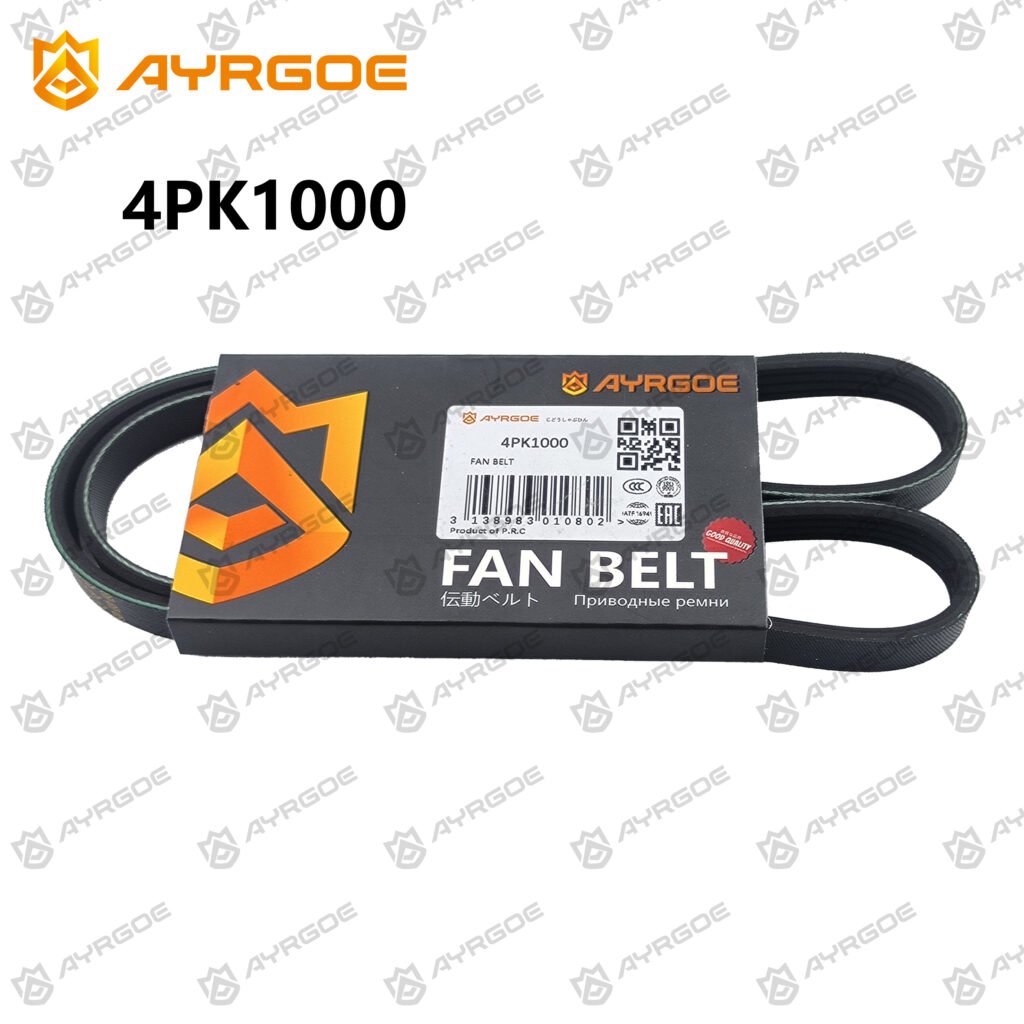 AYRGOE 4PK1000-02 Correa del ventilador MAZDA MX3 EC 1991-1993|MITSUBISHI PAJERO 1994-1999