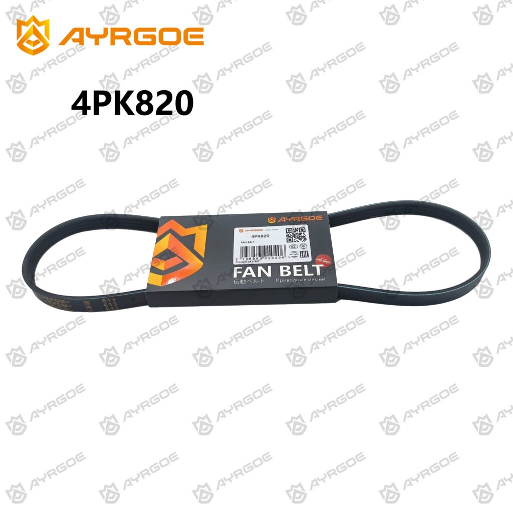 AYRGOE 4PK820-02 Correa del ventilador TOYOTA COROLLA 4E-FE 1.3L 1992-1996|HONDA B20B|NISSAN YD25DDTi