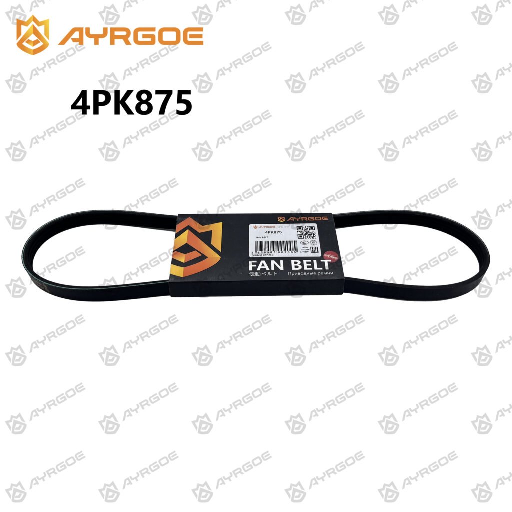 AYRGOE 4PK875-02 Correa del ventilador HYUNDAI VERSO G4GC 2010-2016|TOYTAO 1MZ-FE|4A-FE|RENAULT|MITSUB C1#A|C6#A|C1#V