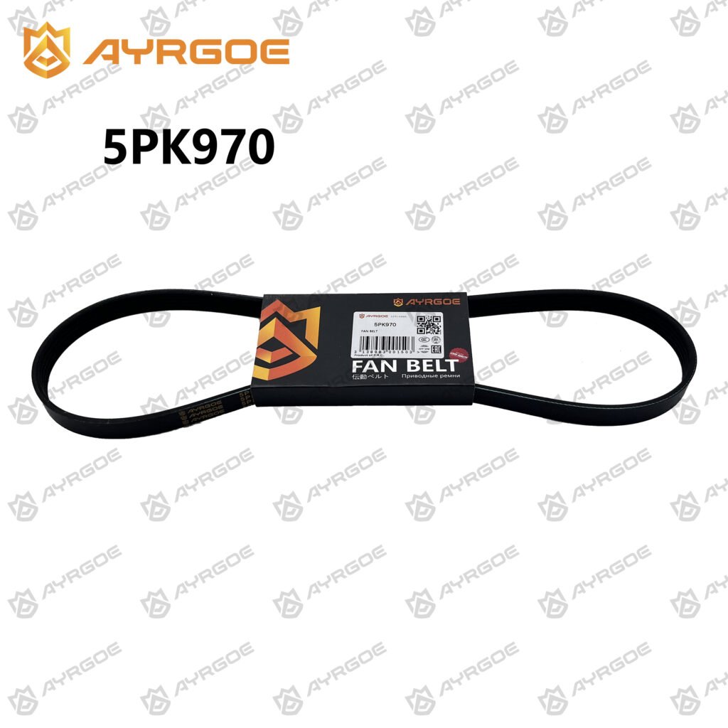 AYRGOE 5PK970-02 Correa del ventilador TOYOTA CORONA 4A-FE 1.6L 1996-2001|7A-FE|4A-FE|5A-FE|DAEWOO G15MF|AUDI BUJ