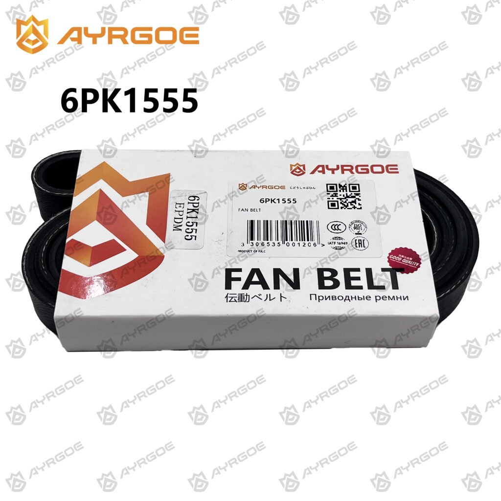AYRGOE 6PK1555-04 Correa del ventilador TOYOTA 1ZZ-FE|3ZZ-FE |CHEVROLET F18D4|F16D4|HYUNDAI G4FJ-TT|DAEWOO A16XER|BMW M50|M52|N62