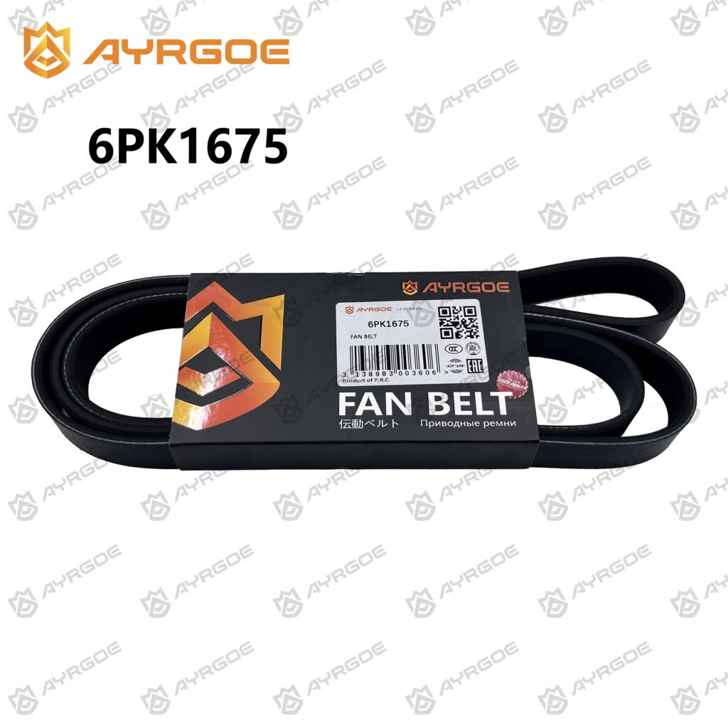 AYRGOE 6PK1675-02 Correa del ventilador TOYOTA COROLLA 3ZZ-FE 1.6L 2000|AUDI AAH