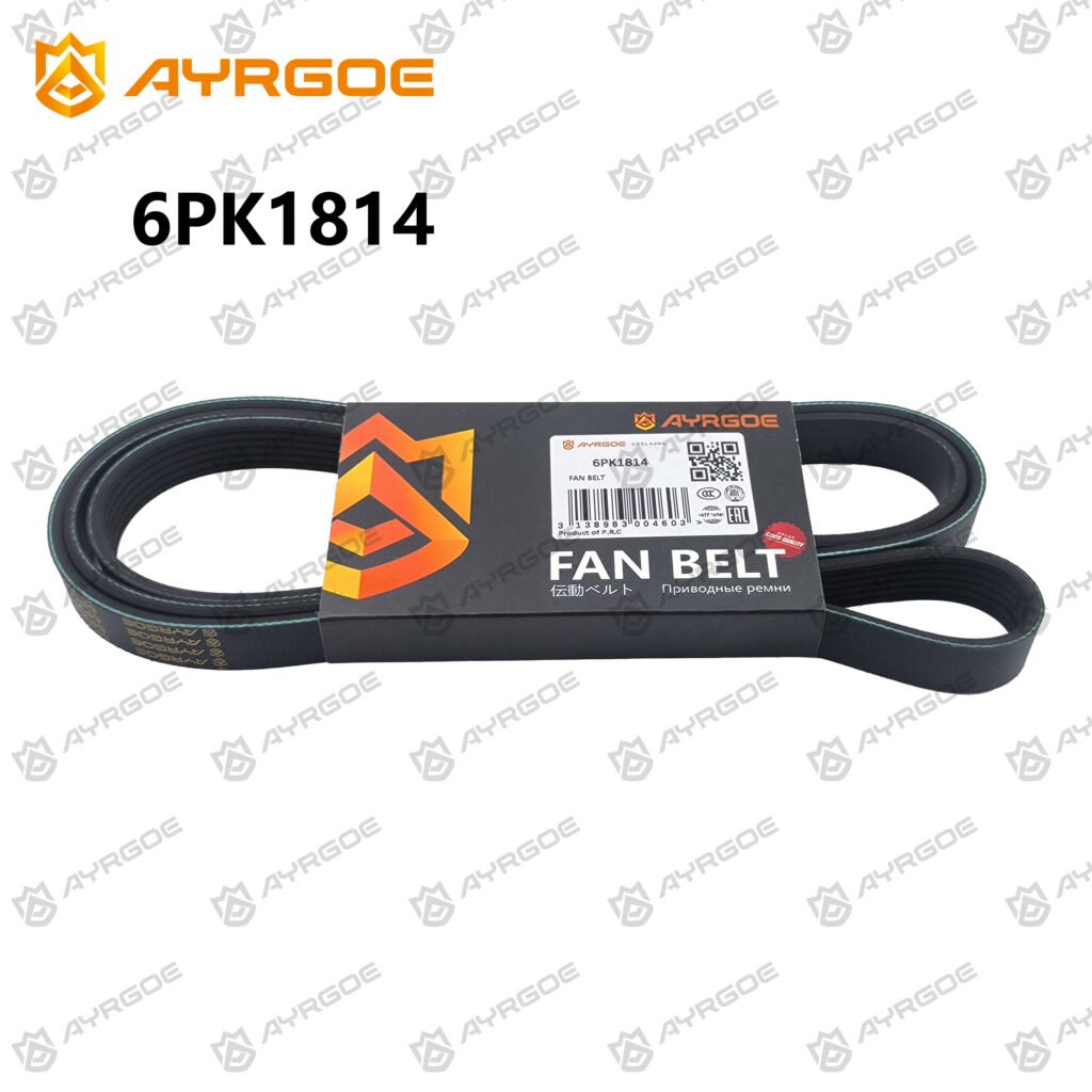 AYRGOE 6PK1814-02 Correa del ventilador DAEWOO GENTRA|CHEVROLET COBALT 1.5L 2013|AVEO|RAVON R4