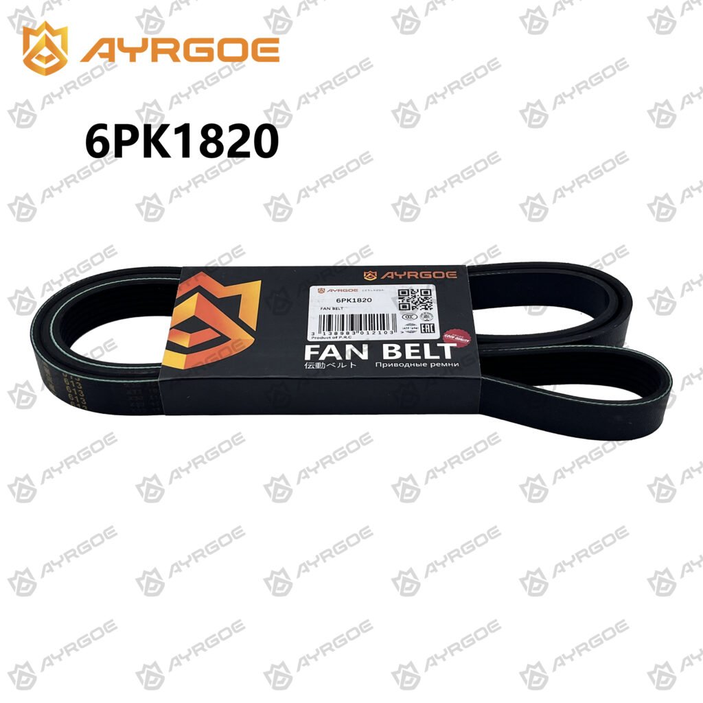 AYRGOE 6PK1820-02 Correa del ventilador TOYOTA COROLLA|RENAULT 3ZZ-FE|4ZZ-FE 1.6L 2000