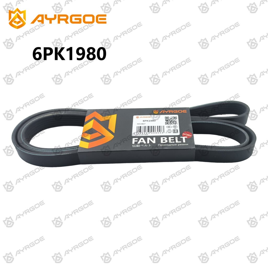 AYRGOE 6PK1980-02 Correa del ventilador SUBARU FB25B 2.5L 2011|DAEWOO LE5|LE9