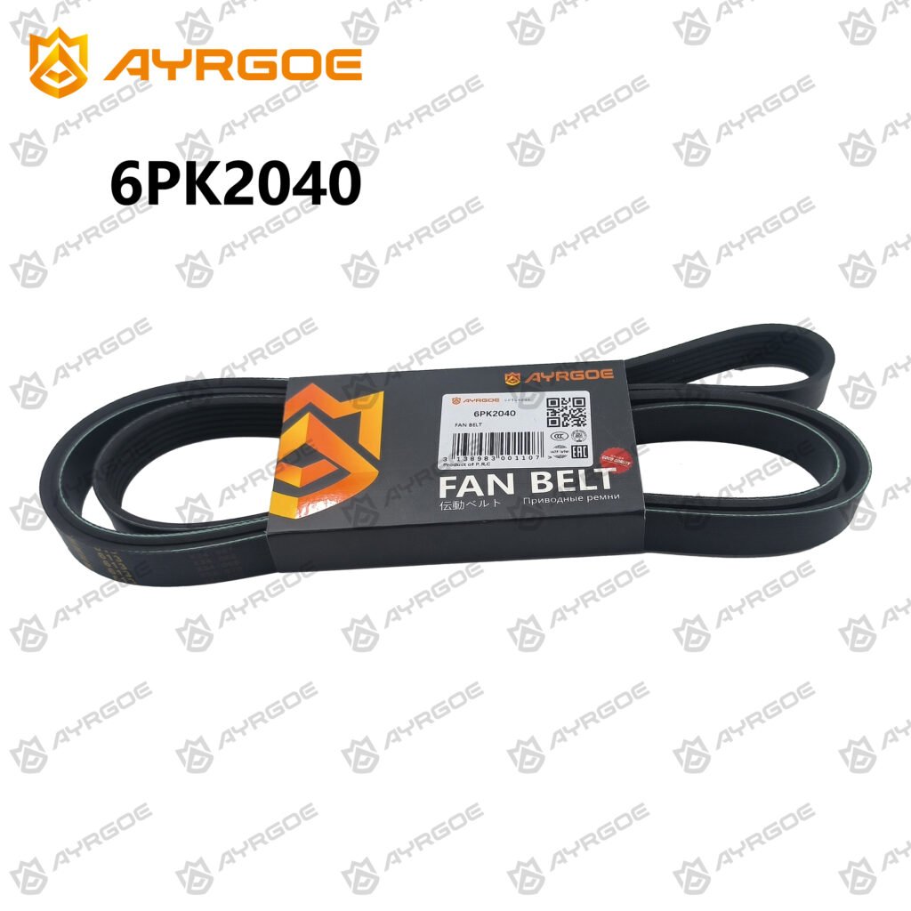 AYRGOE 6PK2040-02 Correa del ventilador TOYOTA 4RUNNER 2UZ-FE2002-2004|1UZ-FE|3UZ-FE|MAZDA LF-DE|L8-DE|ISUZU 6VE1