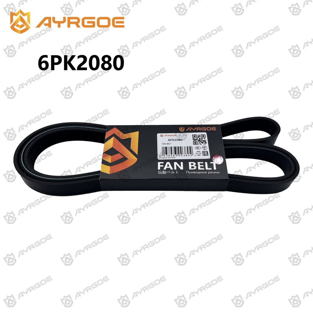 AYRGOE 6PK2080-02 Correa del ventilador MAZDA TRIBUTE AJ 3.0L 2001-2007|HONDA R20A2|R20A9