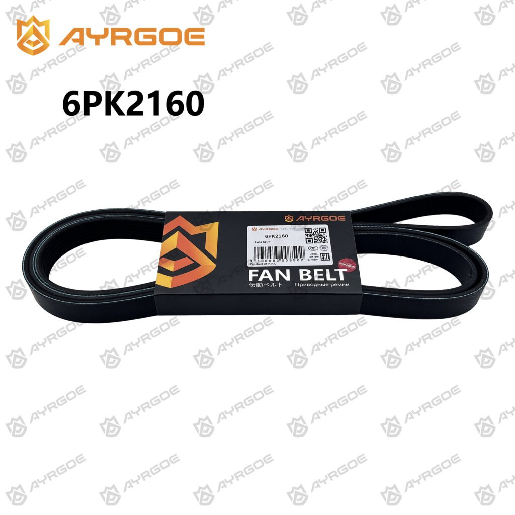 AYRGOE 6PK2160-02 Correa del ventilador MAZDA MX5 LF-DE 2.0L 2005-2014|LF-VE|LF-VD|L8-VE|L8-DE
