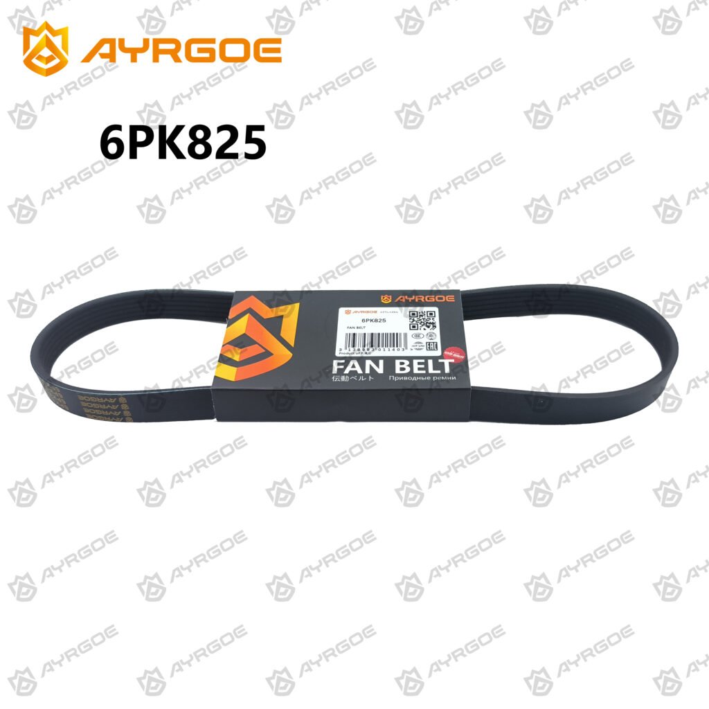 AYRGOE 6PK825-02 Correa del ventilador NISSAN PRIMERA|ALMERA 1.5|1.6|1.8L 16V 1999