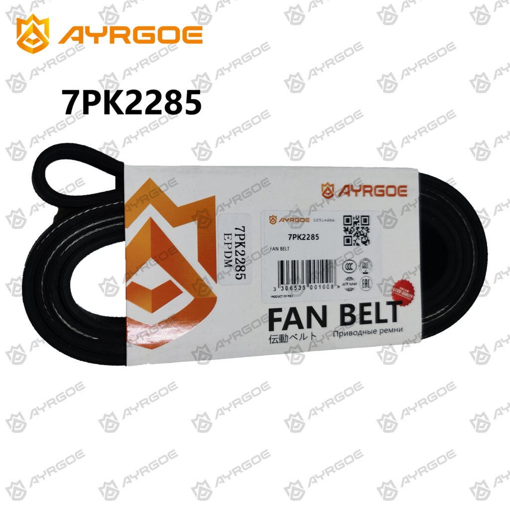 AYRGOE 7PK2285-04 Correa del ventilador TOYOTA LAND CRUISER TRJ120 2003-2010
