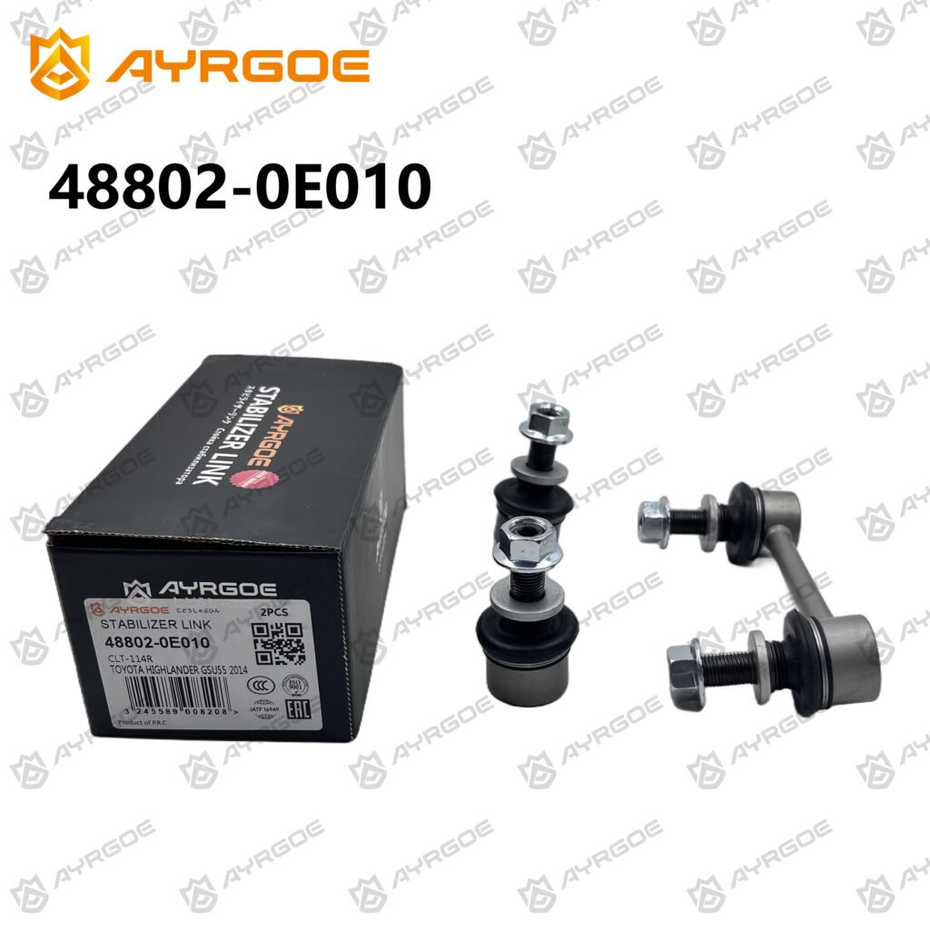 AYRGOE 48802-0E010-03 Bieleta de barra estabilizadora Trasero, derecho LEXUS RX AL10 08-15/TOYOTA HIGHLANDER XU50 13-/LEXUS RX AL20 15-