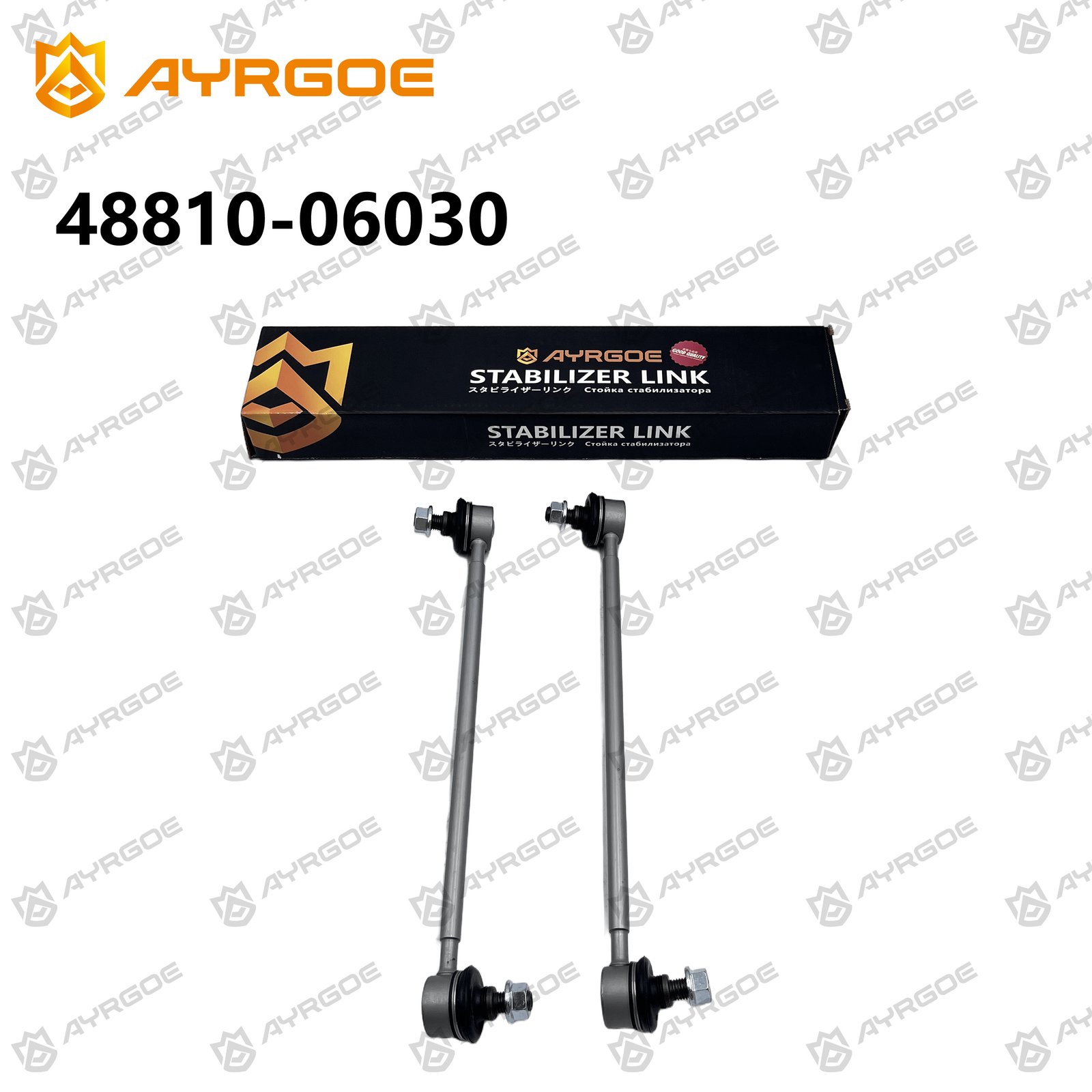 AYRGOE 48810-06030-03 Stabilizer Link Front Left TOYOTA CAMRY XV20 96-01/AVALON XX10 94-99, XX20 99-04 2