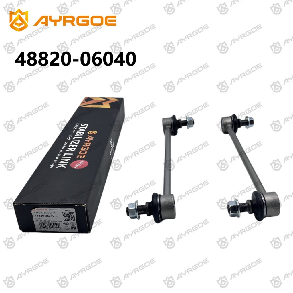 AYRGOE 48820-06040-03 Стойка стабилизатора Передний левый/правый TOYOTA CAMRY XV30 01-04/HIGHLANDER XU40 07-10/ESTIMA (PREVIA) XR30 XR40 00-05/ALPHARD H10 02-05/CAMRY XV70 17-20/LEXUS RX XU30 03-06