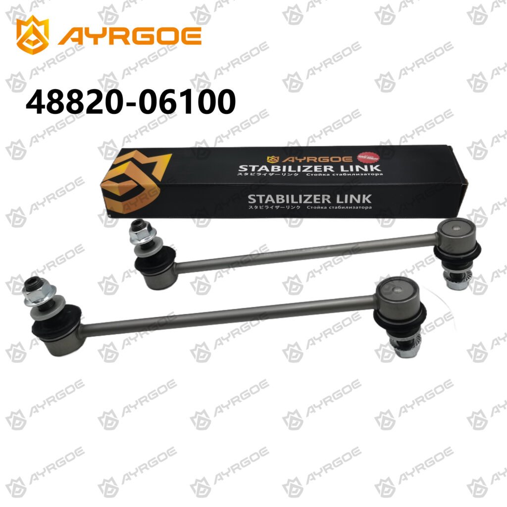 AYRGOE 48820-06100-03 Стойка стабилизатора Передний левый/правый TOYOTA CAMRY XV30 01-04/HIGHLANDER XU40 07-10/ESTIMA (PREVIA) XR30 XR40 00-05/ALPHARD H10 02-05/CAMRY XV70 17-20/LEXUS RX XU30 03-06