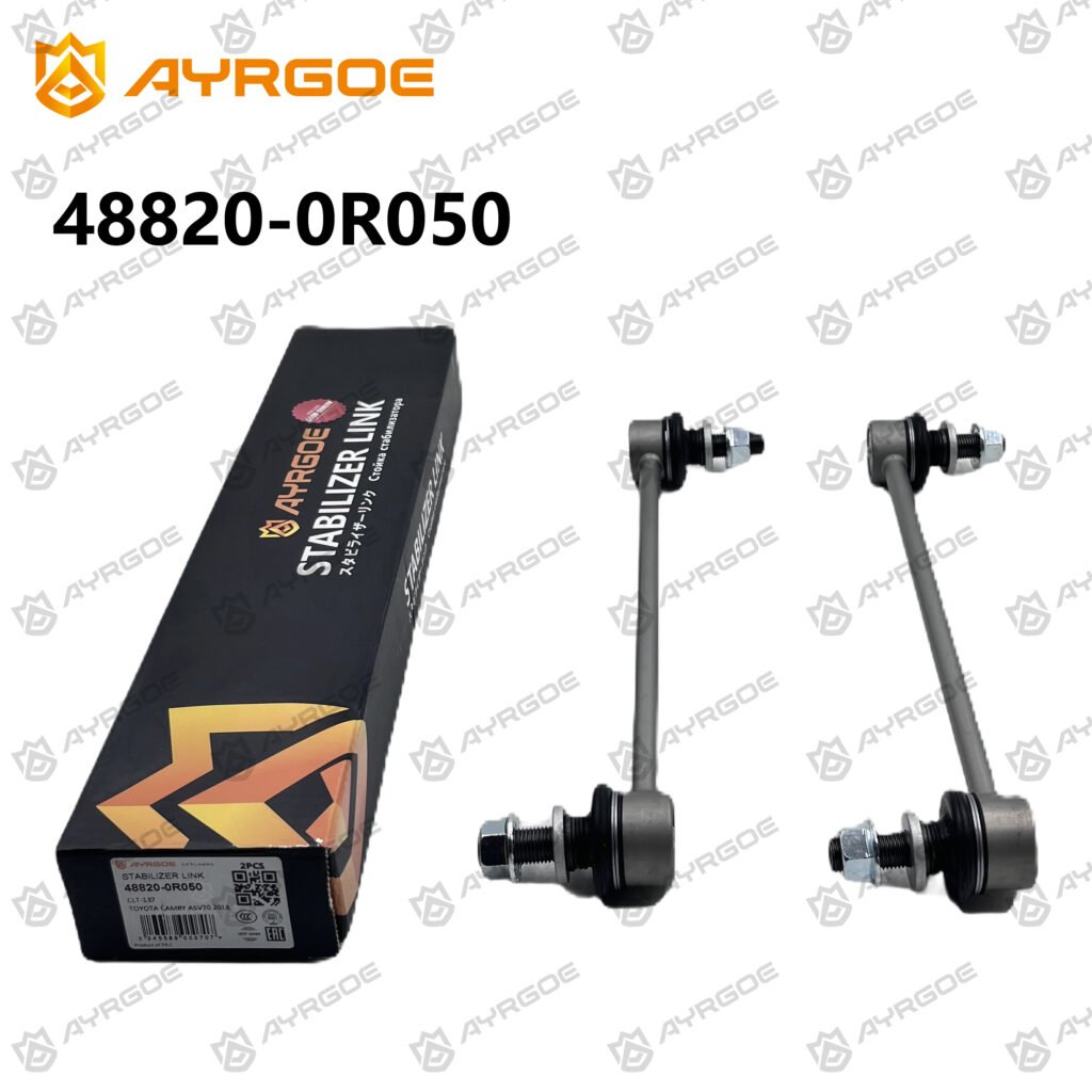 AYRGOE 48820-0R050-03 Стойка стабилизатора Передний левый/правый TOYOTA CAMRY XV30 01-04/HIGHLANDER XU40 07-10/ESTIMA (PREVIA) XR30 XR40 00-05/ALPHARD H10 02-05/CAMRY XV70 17-20/LEXUS RX XU30 03-06